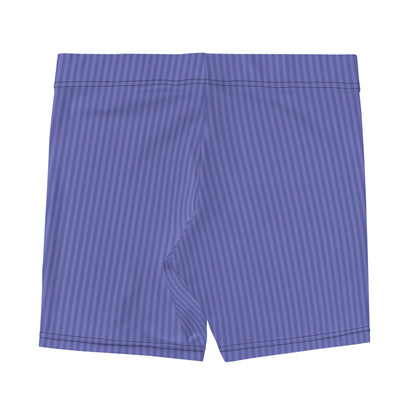 Dark Blue Stripes Pattern Sports Shorts